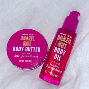 Trader Joe’s Brazilian Nut Body Butter and Body Oil Duo